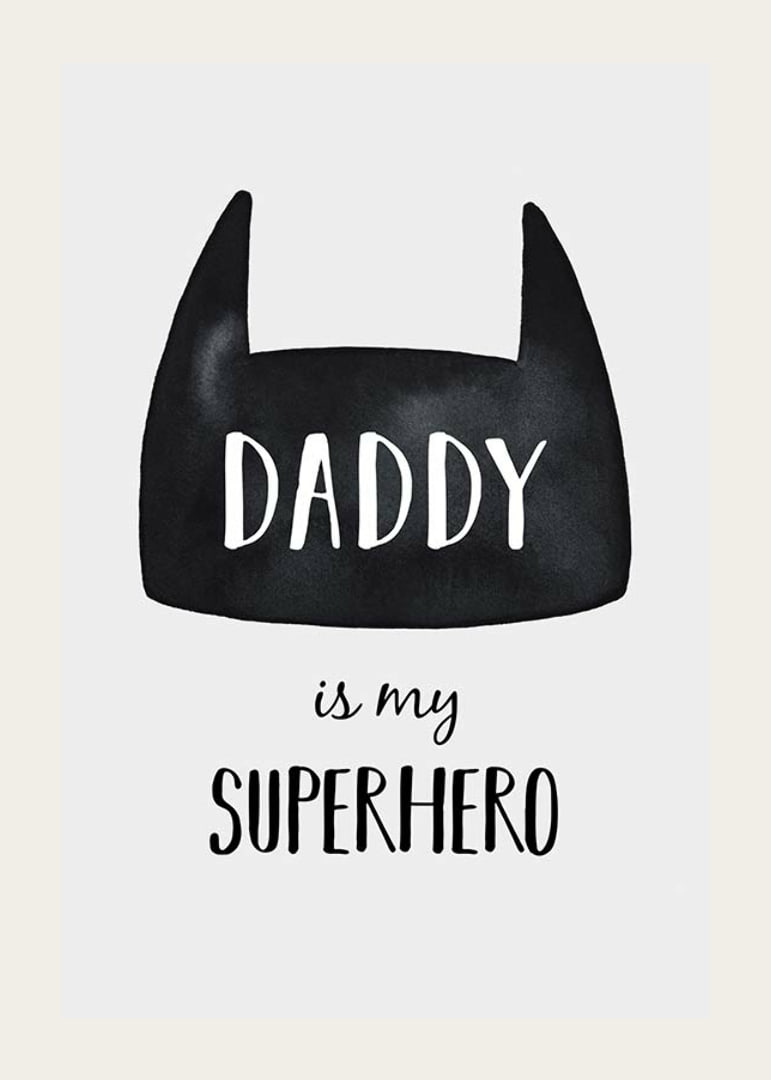 Máscara de super-herói preta ilustrada com texto em fundo claro-12