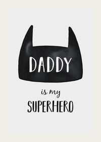 Ilustrovaná čierna maska ​​superhrdinu s textom na svetlom pozadí-3