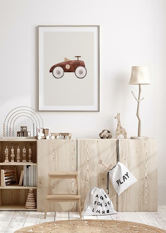 Brown Toy Car-12
