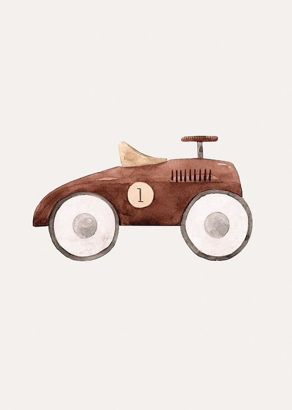 Brown Toy Car-12