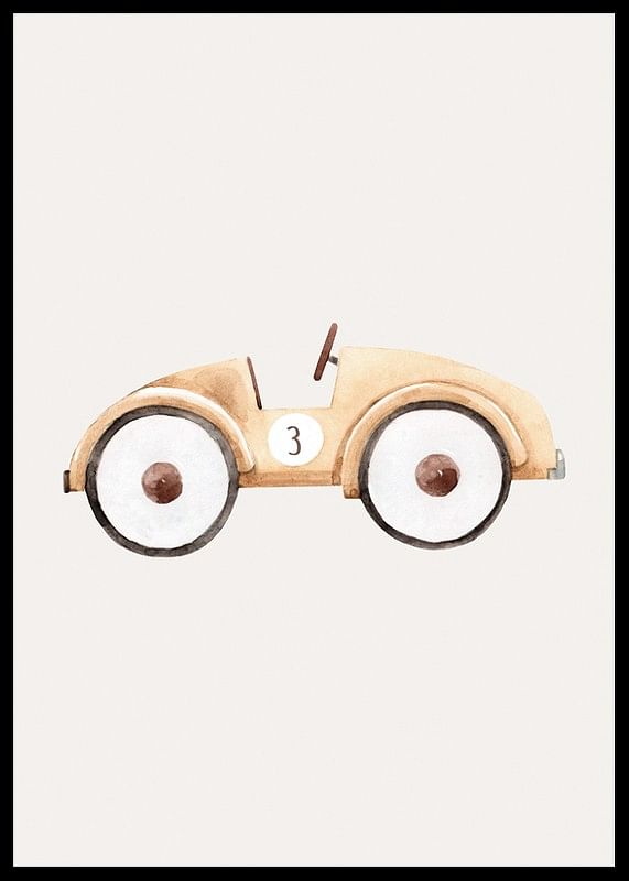 Beige Toy Car-12