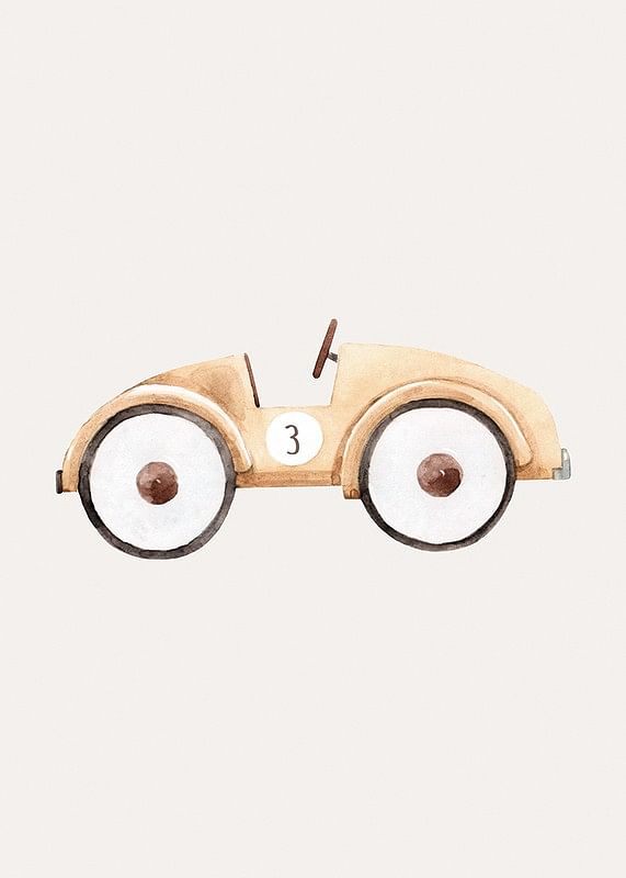 Beige Toy Car-12