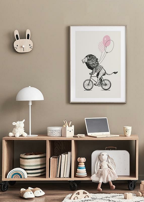 Lion On Bicycle-12