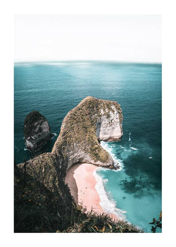 Poster Rocks On Sea Shore
