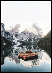 Rowing Boats In Lake Braies-2