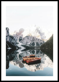 Rowing Boats In Lake Braies-0
