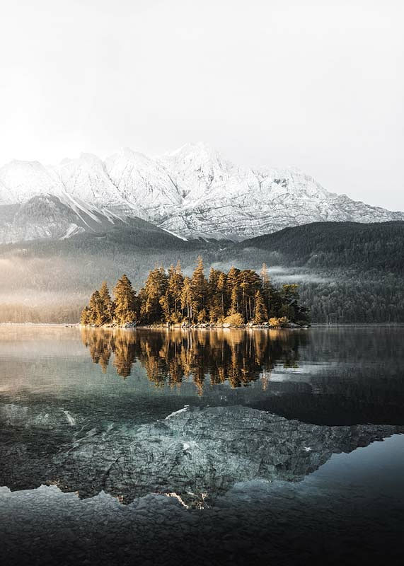 Lake By Mountains-12