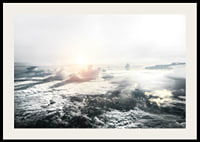 Photograph of cloud cover and sunlight photographed from above-2