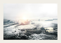 Photograph of cloud cover and sunlight photographed from above-3