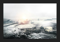 Fotografia della copertura nuvolosa e della luce solare ripresa dall'alto-5