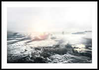 Photograph of cloud cover and sunlight photographed from above-0
