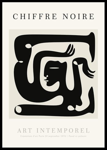 Poster Chiffre Noire No2