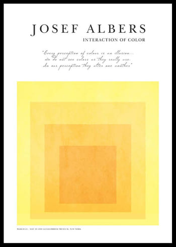 Poster Albers Homage To The Square