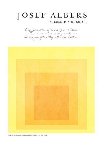 Plakat Albers Homage To The Square