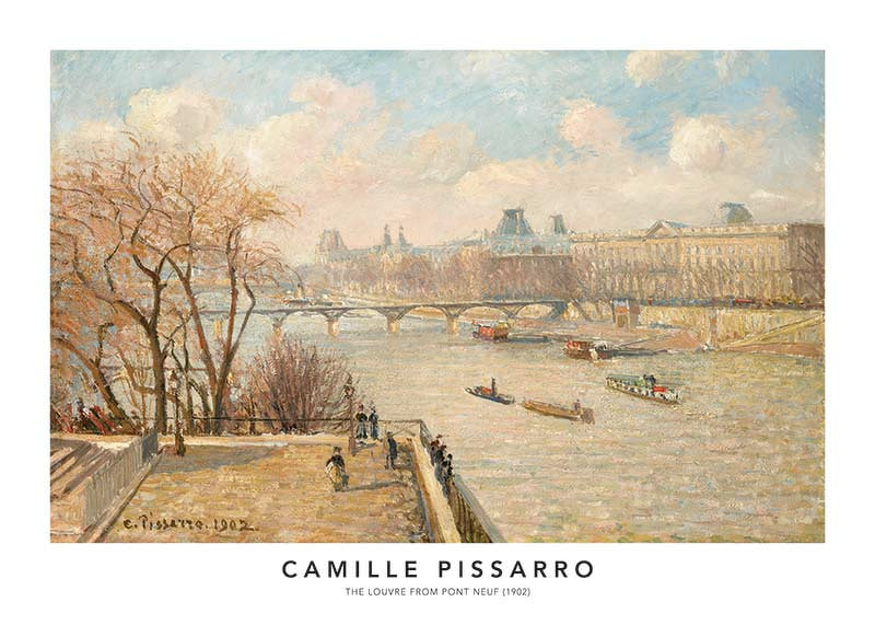 Pissarro Louvre From Pont Neuf-12