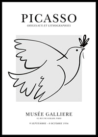 Black line drawing of flying dove against white background-0