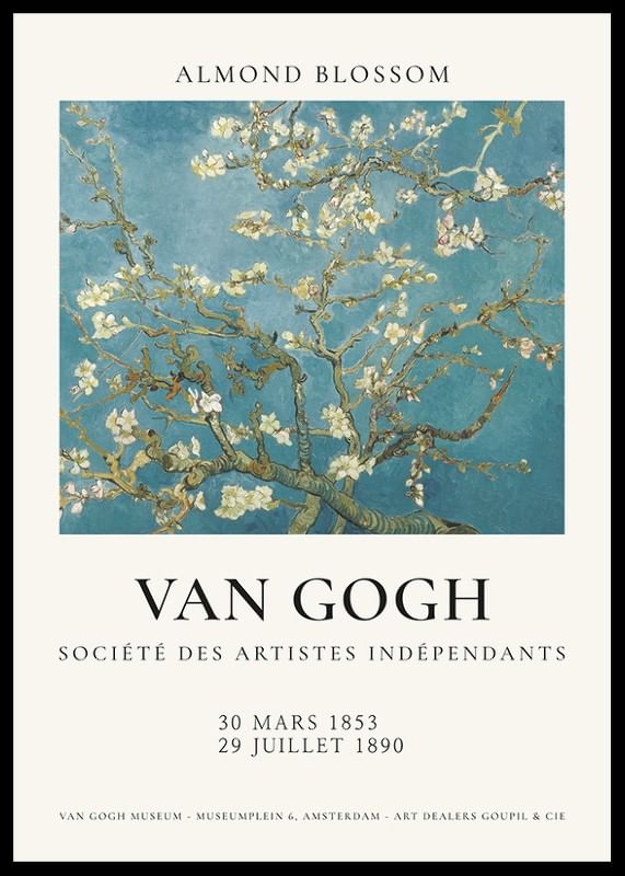 Poster Van Gogh Almond Blossom