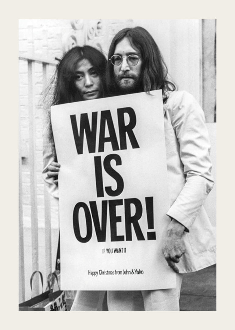 John Lennon Yoko Ono War Is Over-12