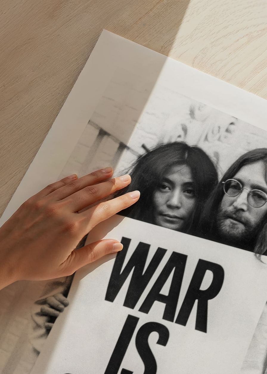 John Lennon Yoko Ono War Is Over-12