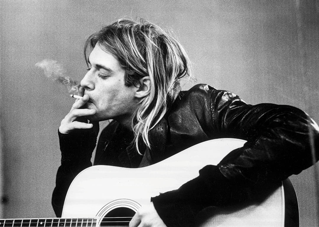 Kurt Cobain Poster | Iconic photos | Gallerix.co.uk