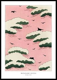 Pink Sky By Watanabe Seitei-0