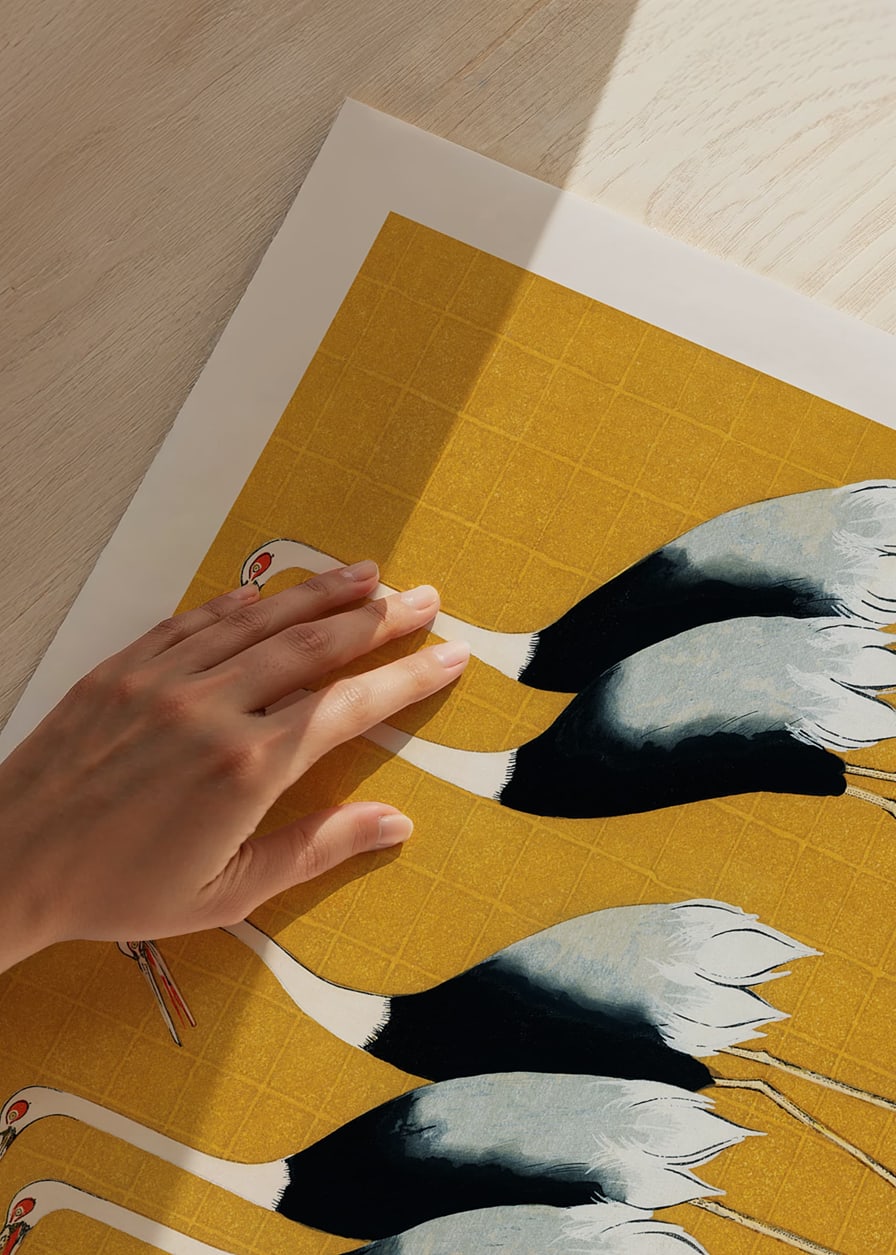 Red Crown Crane By Ogata Korin-12