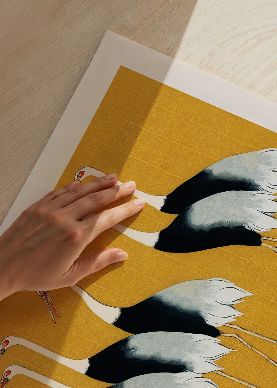Red Crown Crane By Ogata Korin-12