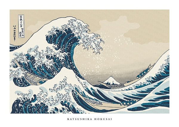 Póster The Great Wave By Katsushika Hokusai