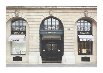 Poster Chanel Store No3