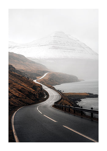 Poster Scenic View Faroe Islands