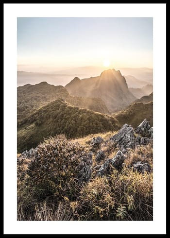 Poster Sunset On The Summit