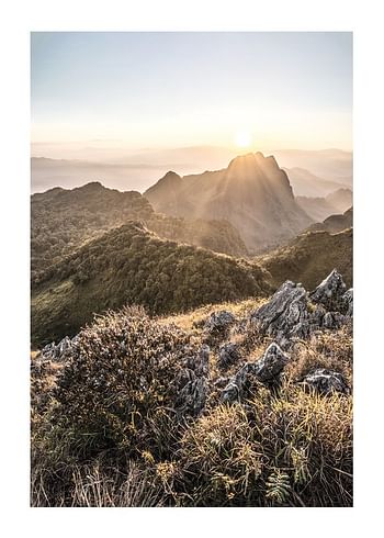 Poster Sunset On The Summit