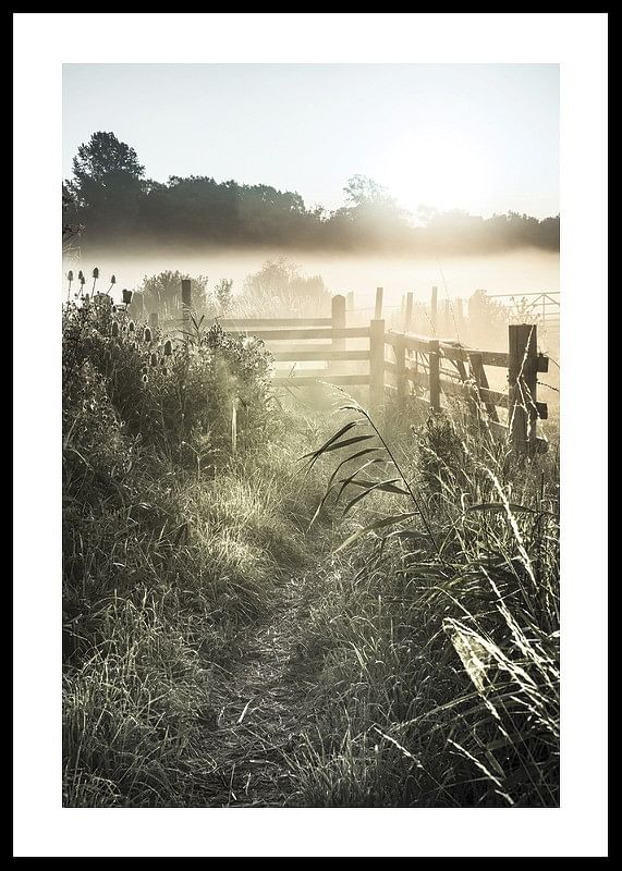 Sunrise Over Countryside-12