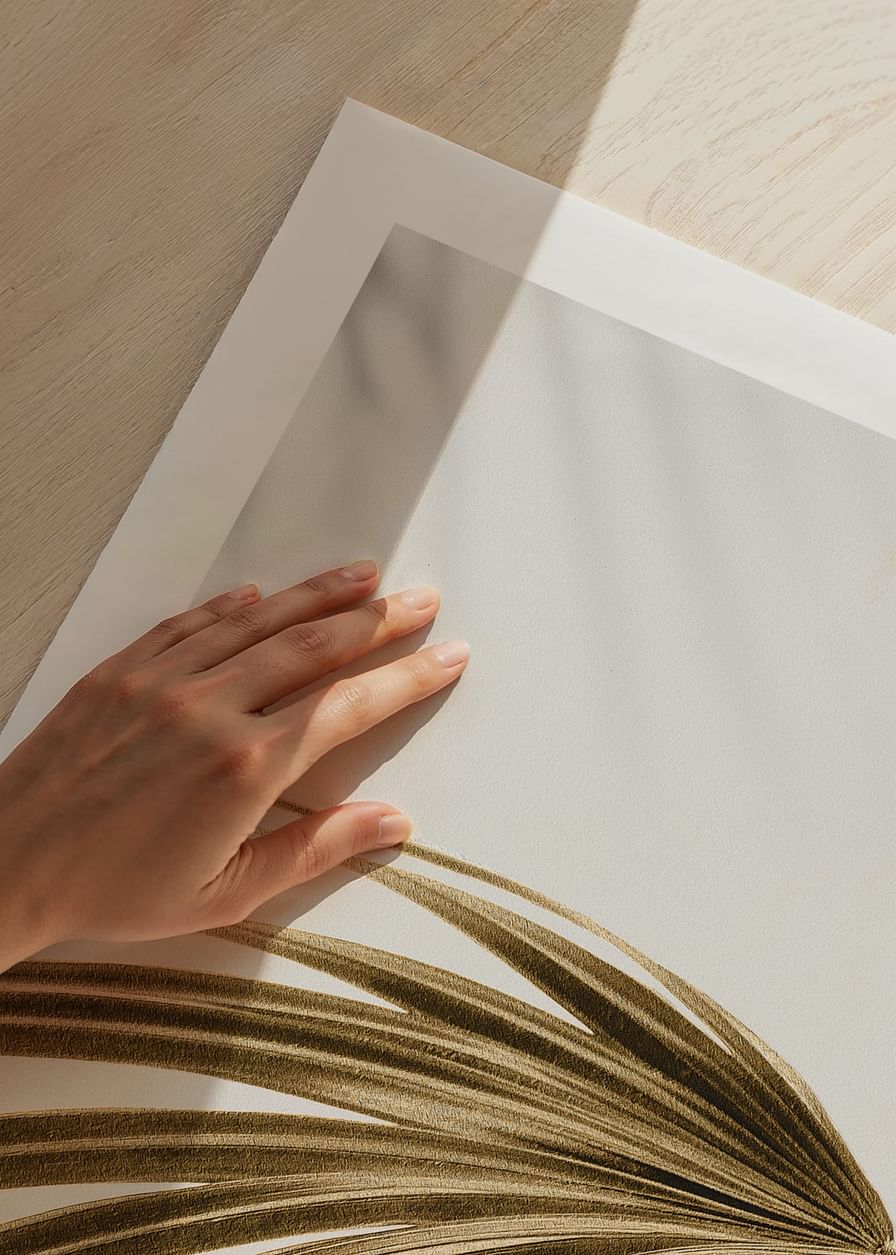 Golden Palm Leaves-12