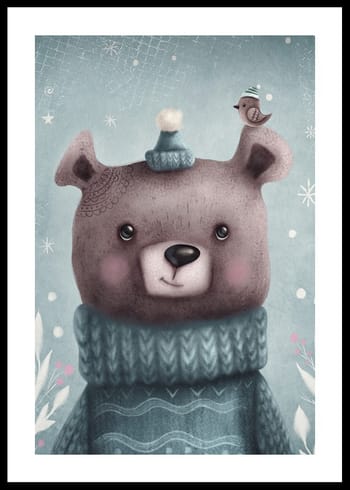 Poster Baby Brown Bear