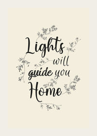 Schwarzer Text mit geschwungenen Buchstaben und Blattverzierungen auf beigem Hintergrund-3