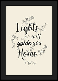 Black text with curved letters and leaf decorations on beige background-4