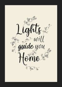 Schwarzer Text mit geschwungenen Buchstaben und Blattverzierungen auf beigem Hintergrund-5