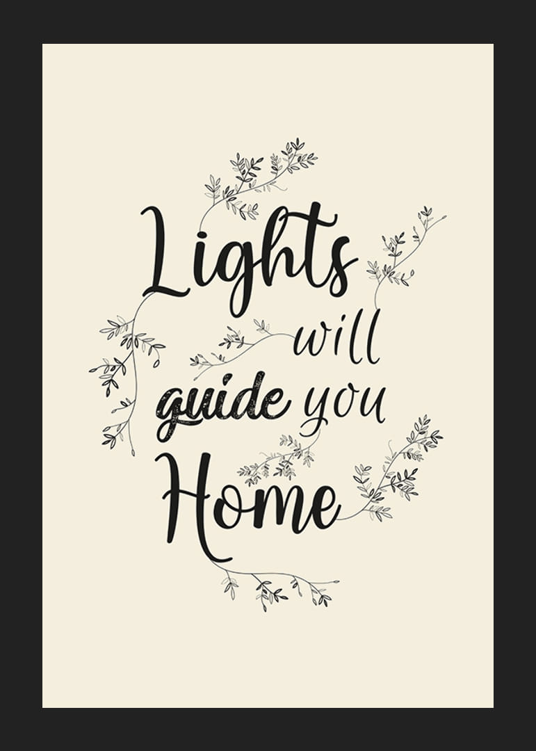 Schwarzer Text mit geschwungenen Buchstaben und Blattverzierungen auf beigem Hintergrund-12