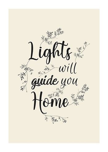 Poster Lights Will Guide You Home