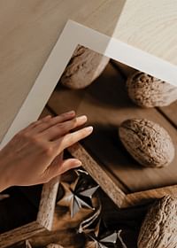Walnuts In Wooden Star-5