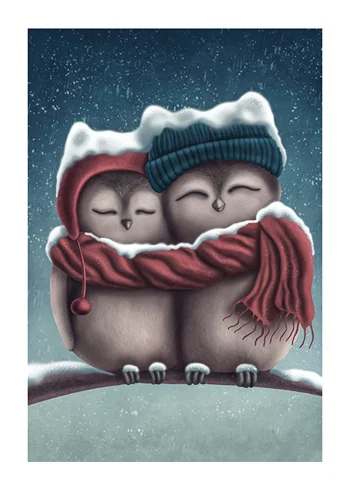 Poster Owl Friends