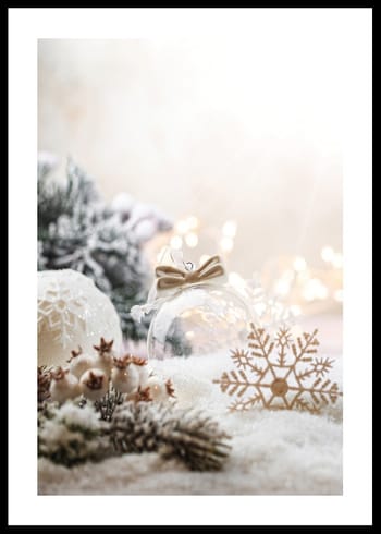 Poster Bright Christmas Decorations