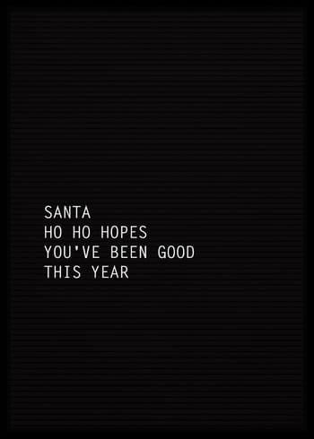 Poster Santa Ho Ho Hopes