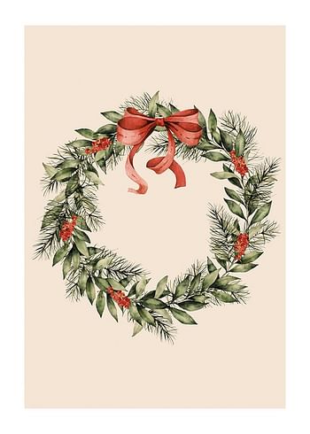 Poster Christmas Wreath