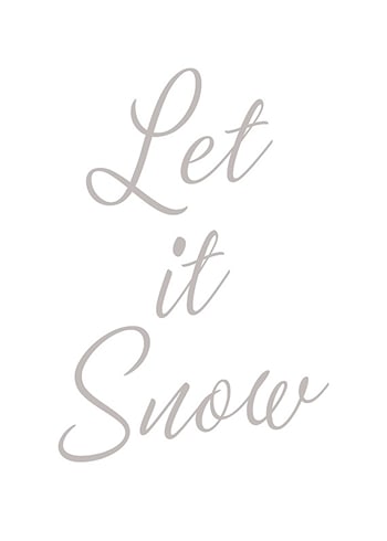 Poster Let It Snow