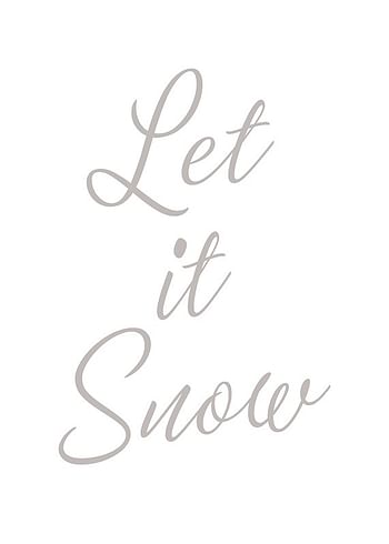Poster Let It Snow