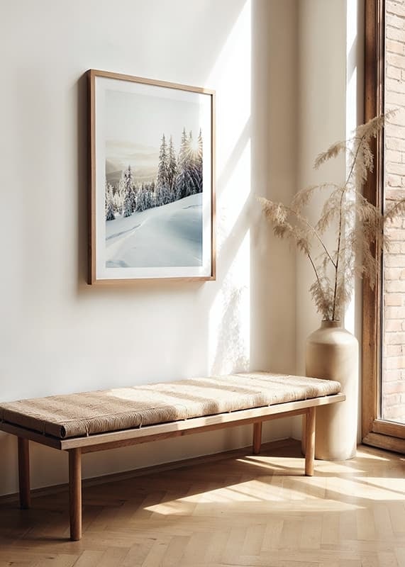 Poster Winter Mountain Morning crossfade