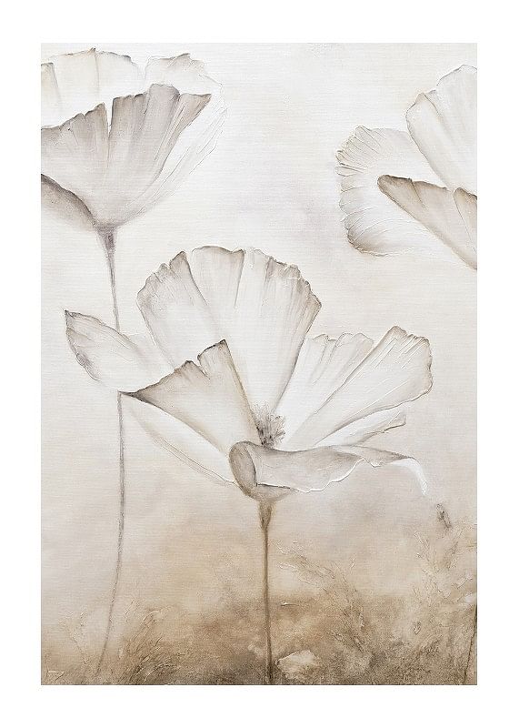 Painted White Flowers-12