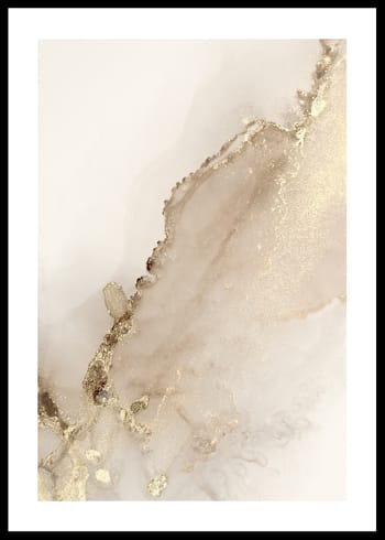 Poszter Gold Splash Watercolor No1